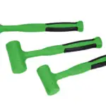 3 pc Soft Grip Dead Blow Hammer Set (Green)
