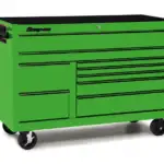 55" Nine-Drawer Double-Bank Classic Series Roll Cab with Power Drawer (Extreme Green with Black Trim and Blackout Details)