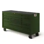 73" 15-Drawer Triple-Bank Classic Series Roll Cab with Power Drawer (Combat Green with Black Trim and Blackout Details)