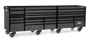 144" 27-Drawer Five Bank EPIQ™ Series Roll Cab (Storm Gray w/Black Trim)