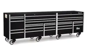 144" 26 Drawer Five Bank EPIQ™ Series Roll Cab with PowerDrawer (Gloss Black)