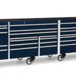144" 26 Drawer Five Bank EPIQ™ Series Roll Cab with PowerDrawer (Midnight Blue)