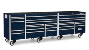 144" 26 Drawer Five Bank EPIQ™ Series Roll Cab with PowerDrawer (Midnight Blue)