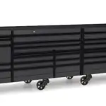 144" 26 Drawer Five Bank EPIQ™ Series Roll Cab with PowerDrawer (Storm Gray with Black Trim and Blackout Details)