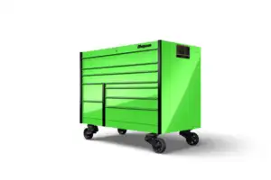 54" Nine-Drawer Double-Bank Masters Series Roll Cab with PowerDrawer and SpeeDrawer