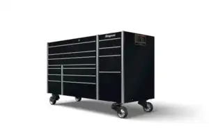 72" 14-Drawer Triple-Bank Masters Series Roll Cab with PowerDrawer and SpeeDrawer (Gloss Black)