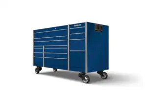 72" 14-Drawer Triple-Bank Masters Series Roll Cab with PowerDrawer and SpeeDrawer (Royal Blue)