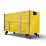 72" 14-Drawer Triple-Bank Masters Series Roll Cab with PowerDrawer and SpeeDrawer (Ultra Yellow)