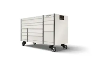 72" 14-Drawer Triple-Bank Masters Series Roll Cab with PowerDrawer and SpeeDrawer (White)
