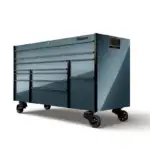 72" 12-Drawer Triple-Bank Masters Series Roll Cab with PowerDrawer and SpeeDrawer (Supersonic Blue with Blackout)