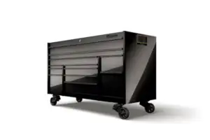 72" 12-Drawer Triple-Bank Masters Series Roll Cab with PowerDrawer and SpeeDrawer (Electric Orange)