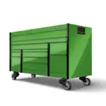 72" 12-Drawer Triple-Bank Masters Series Roll Cab with PowerDrawer and SpeeDrawer (Extreme Green)