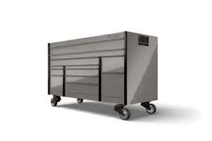 72" 12-Drawer Triple-Bank Masters Series Roll Cab with PowerDrawer and SpeeDrawer (Arctic Silver)
