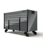 72" 12-Drawer Triple-Bank Masters Series Roll Cab with PowerDrawer and SpeeDrawer (Storm Gray with Black Trim and Blackout Details)