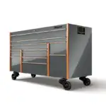 72" 12-Drawer Triple-Bank Masters Series Roll Cab with PowerDrawer and SpeeDrawer (Electric Orange)