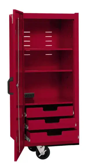 25" Four-Drawer Classic Series Locker (Electric Orange)