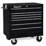 36" Seven-Drawer Single Bank Classic Series Roll Cab (Gloss Black)