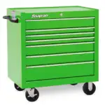 36" Seven-Drawer Single Bank Classic Series Roll Cab (Extreme Green)