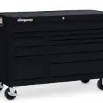 55" 11-Drawer Double-Bank Classic Series Roll Cab (Flat Black with Black Trim and Blackout Details)