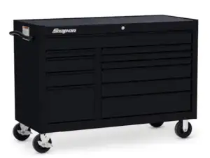 55" 11-Drawer Double-Bank Classic Series Roll Cab (Flat Black with Black Trim and Blackout Details)