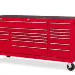 73" 17-Drawer Triple-Bank Classic Series Roll Cab (Red)