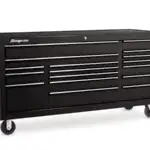 73" 17-Drawer Triple-Bank Classic Series Roll Cab (Gloss Black)