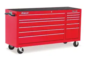 73" 12-Drawer Double-Bank Classic Series 96 Roll Cab (Red)