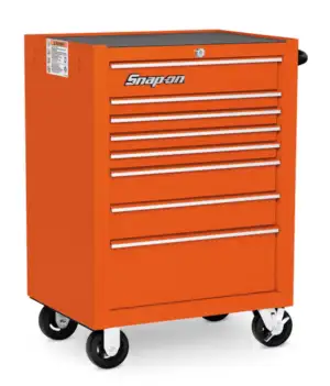 26" Eight-Drawer Single Bank Heritage Series Roll Cab (Royal Blue)