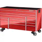 72" 15-Drawer Triple-Bank Masters Series Roll Cab (Red)