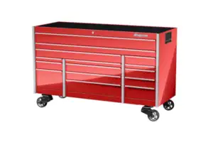 72" 15-Drawer Triple-Bank Masters Series Roll Cab (Red)