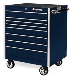 36" Eight-Drawer Single Bank Masters Series Roll Cab (Midnight Blue)
