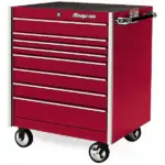 36" Eight-Drawer Single Bank Masters Series Roll Cab (Candy Apple Red)