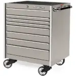 36" Eight-Drawer Single Bank Masters Series Roll Cab (Arctic Silver)