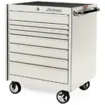 36" Eight-Drawer Single Bank Masters Series Roll Cab (White)