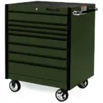 36" Eight-Drawer Single Bank Masters Series Roll Cab (Combat Green w/Black Trim)