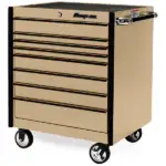 36" Eight-Drawer Single Bank Masters Series Roll Cab (Combat Tan w/Black Trim)