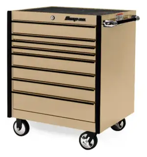 36" Eight-Drawer Single Bank Masters Series Roll Cab (Combat Tan w/Black Trim)