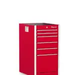 19" Six-Drawer Single Bank Masters Series End Cabinet (Red)