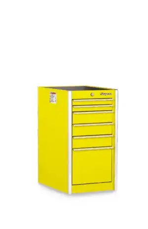 19" Six-Drawer Single Bank Masters Series End Cabinet (Ultra Yellow)