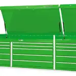 72" 15-Drawer Triple-Bank Masters Series Top Chest (Extreme Green)