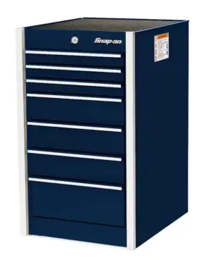 19" Seven-Drawer Masters Series End Cab (Midnight Blue)