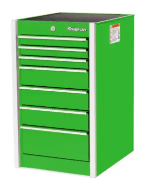 19" Seven-Drawer Masters Series End Cab (Extreme Green)
