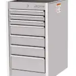 19" Seven-Drawer Masters Series End Cab (Arctic Silver)