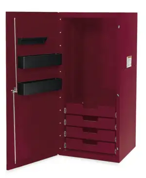 24" Four-Drawer Masters Series Locker (Deep Cranberry)