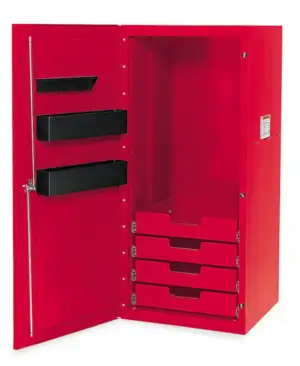 24" Four-Drawer Masters Series Locker (Red)