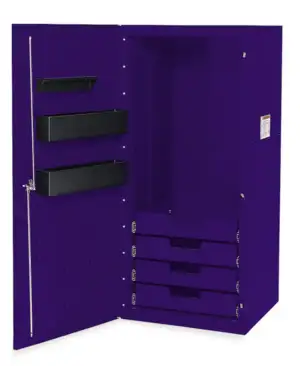 24" Four-Drawer Masters Series Locker (Plum Radical Purple)