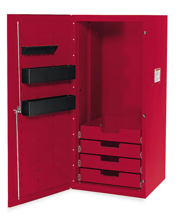 24" Four-Drawer Masters Series Locker (Candy Apple Red)