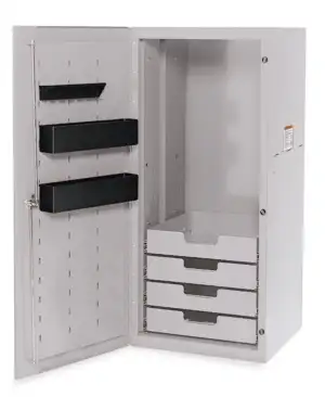 24" Four-Drawer Masters Series Locker (Arctic Silver)