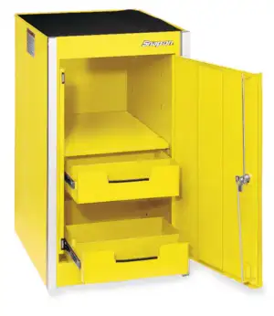 19" Two-Drawer Single Bank Masters Series Bulk End Cab (Ultra Yellow)
