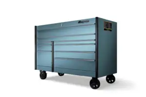 54" Nine-Drawer Double-Bank Masters Series Roll Cab (Supersonic Blue)